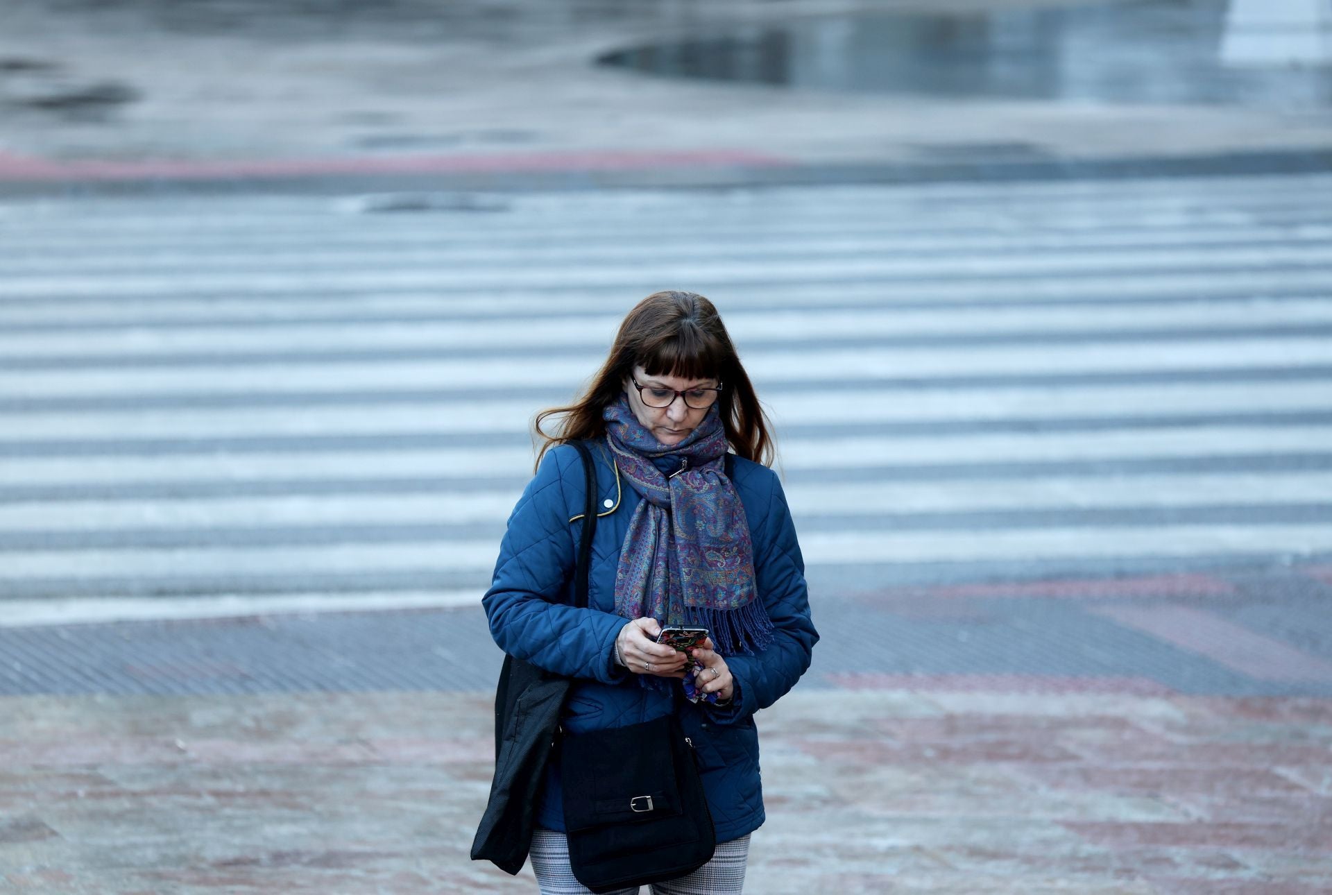 Lluvia y mucho viento en Asturias por la borrasca &#039;Herminia&#039;