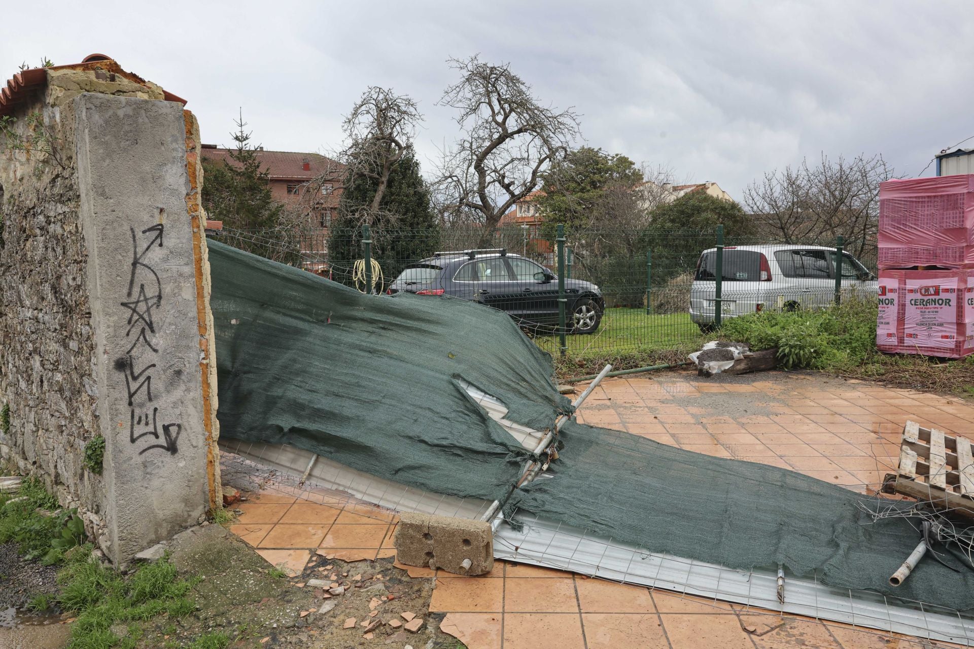 La borrasca &#039;Herminia&#039; golpea Asturias: los efectos del fuerte viento