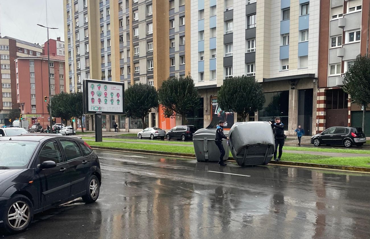 La borrasca &#039;Herminia&#039; golpea Asturias: los efectos del fuerte viento