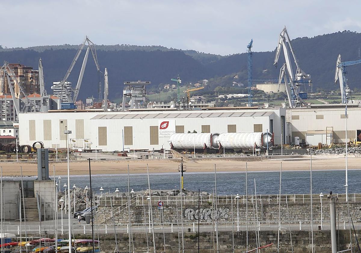 El tallerón de Duro Felguera.