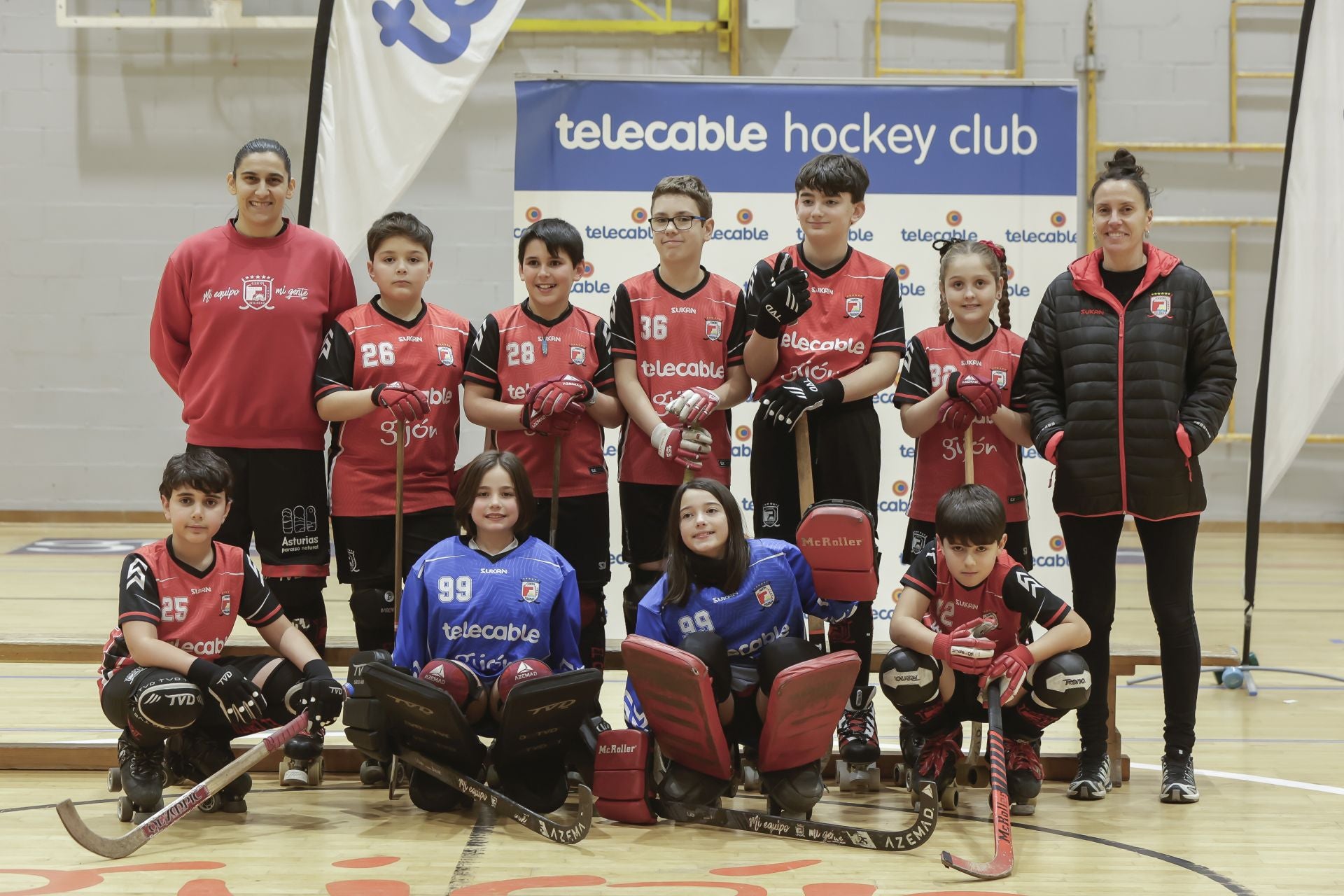 El Telecable Gijón Hockey presenta a todos sus equipos