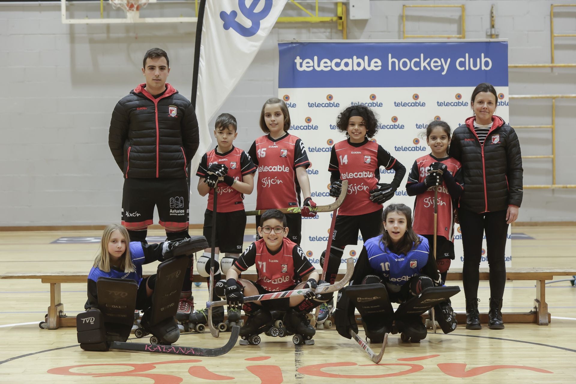 El Telecable Gijón Hockey presenta a todos sus equipos