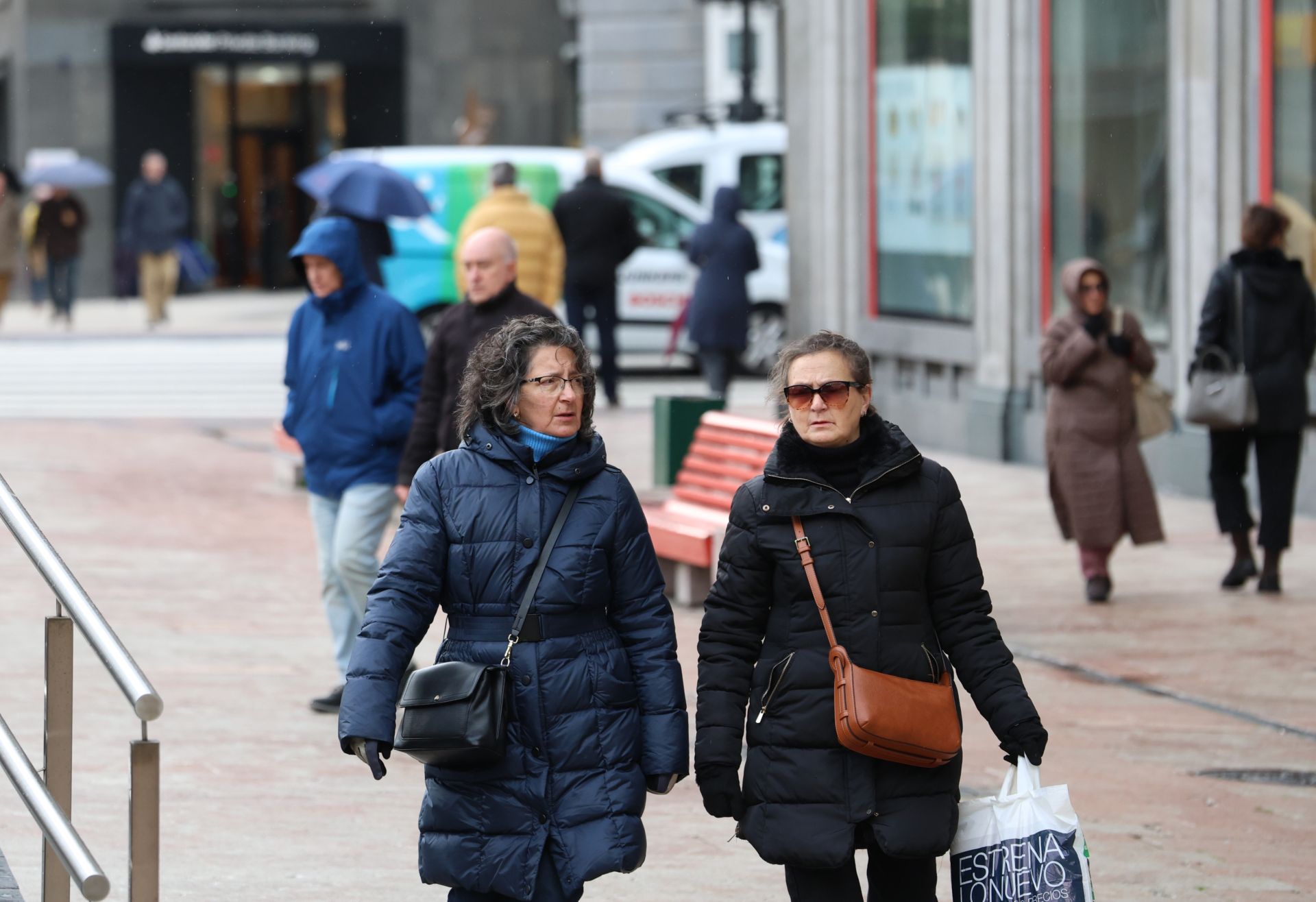 Nieve y mucho viento en Asturias por los últimos coletazos de &#039;Herminia&#039;