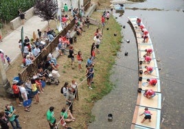 Un momento del último campeonato, en Navelgas, Tineo.