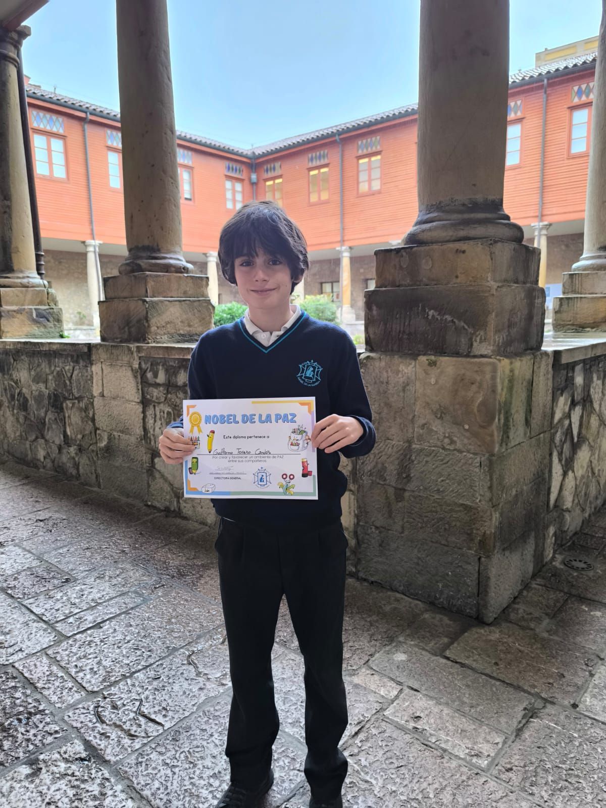 En imágenes: así celebraron los escolares de Gijón el día de la paz