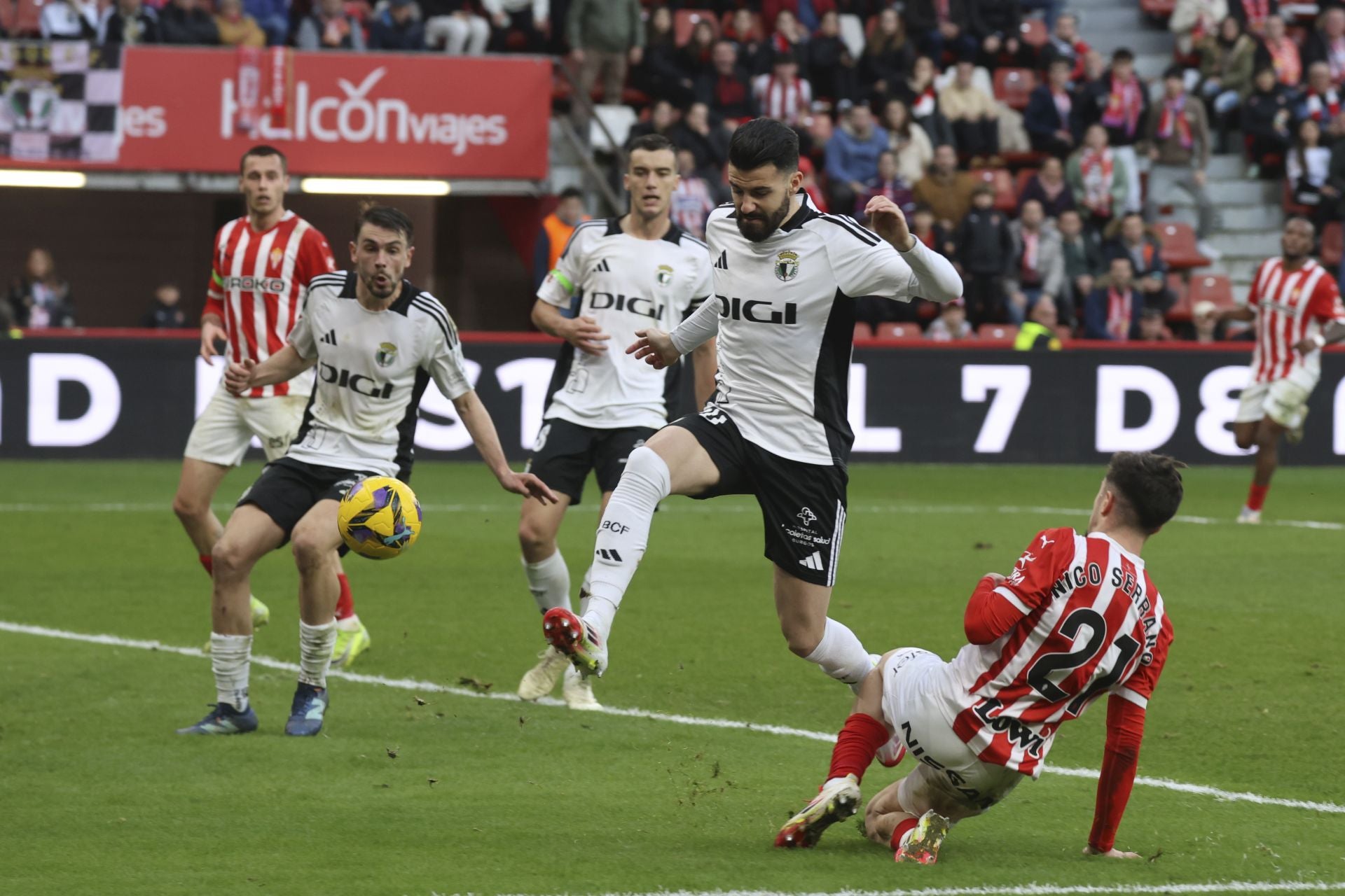 Las mejores jugadas del Sporting de Gijón - Burgos