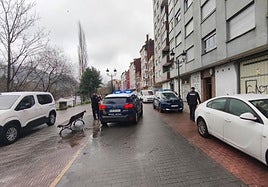 La Policía, en el domicilio que compartían Francisco F. y Karilenia.