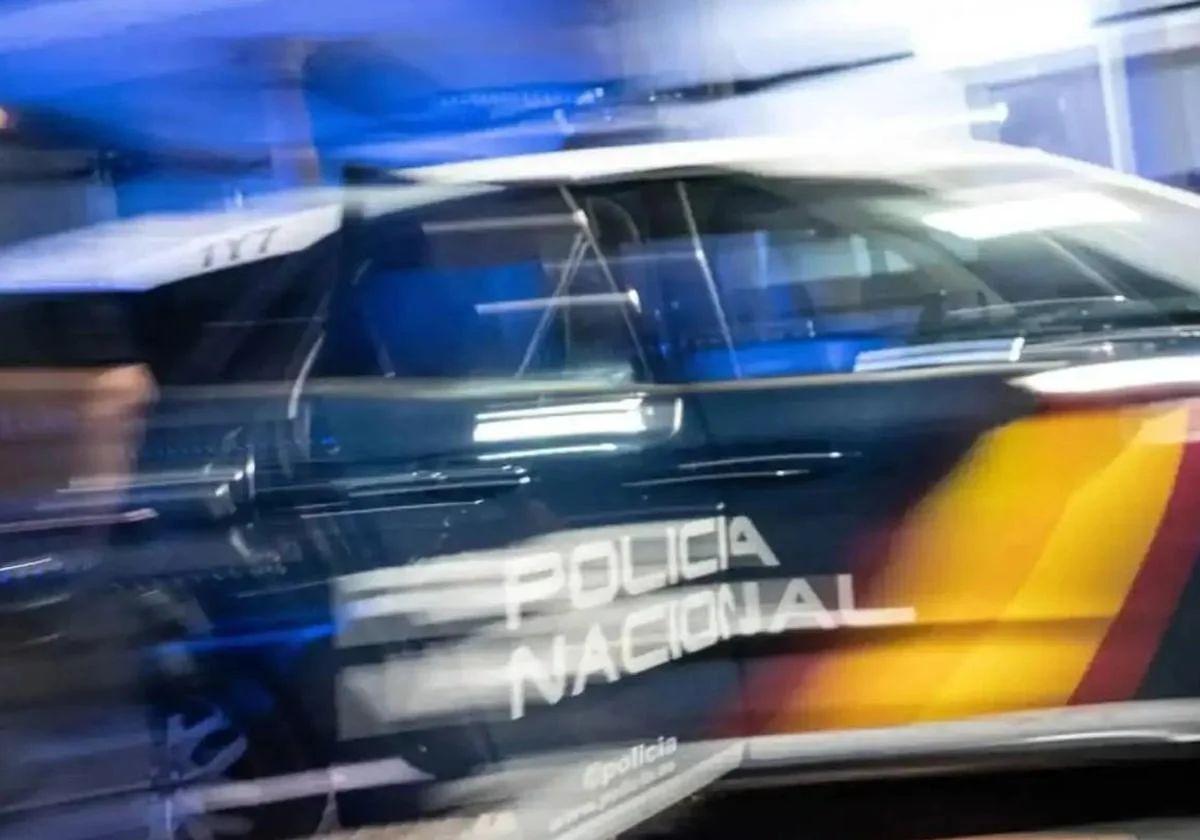 Un coche de la Policía Nacional en Asturias.