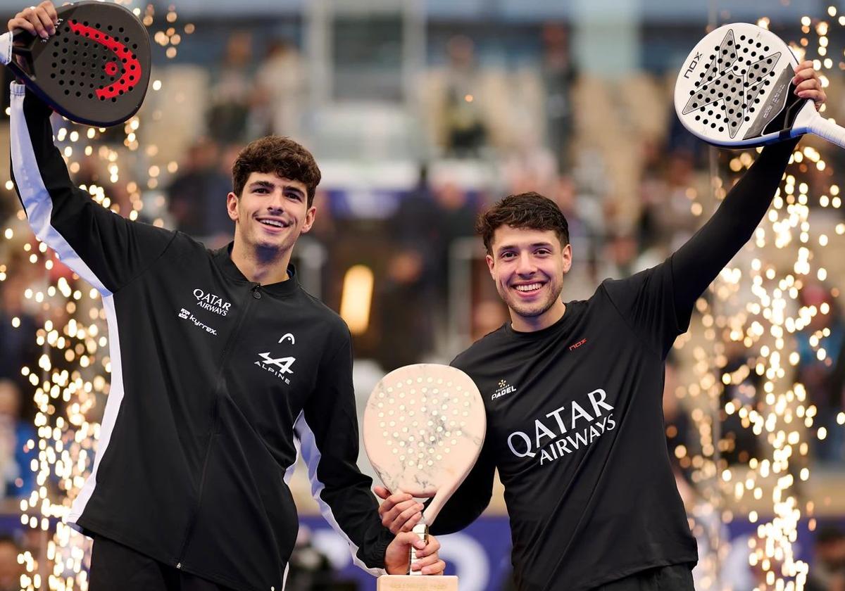 Arturo Coello y Agustín Tapia, campeones del París Major Premier Padel 2024.