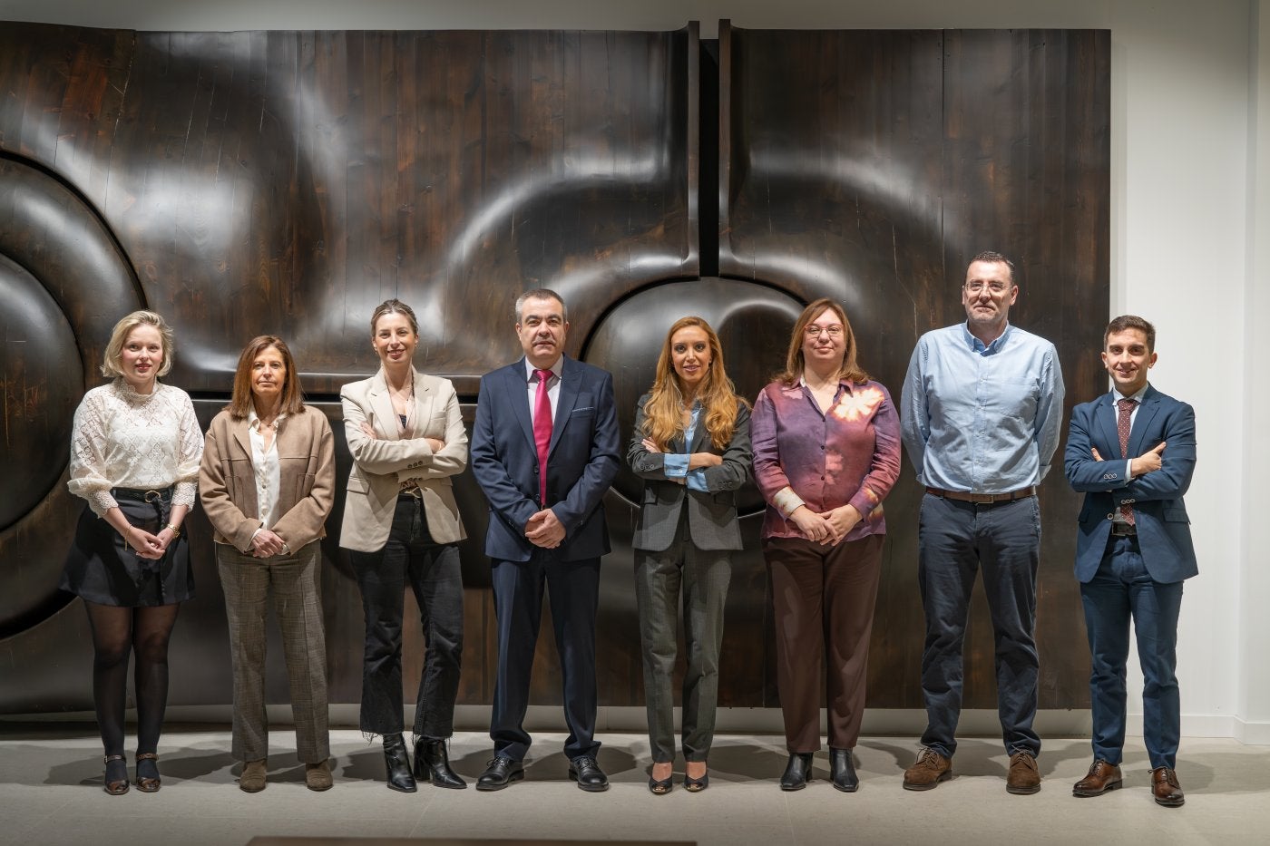 Representantes de Caja Rural de Asturias y Fucomi.