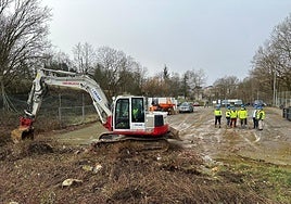 Inicio de las obras para recuperar el espacio de ocio de Pénjamo.