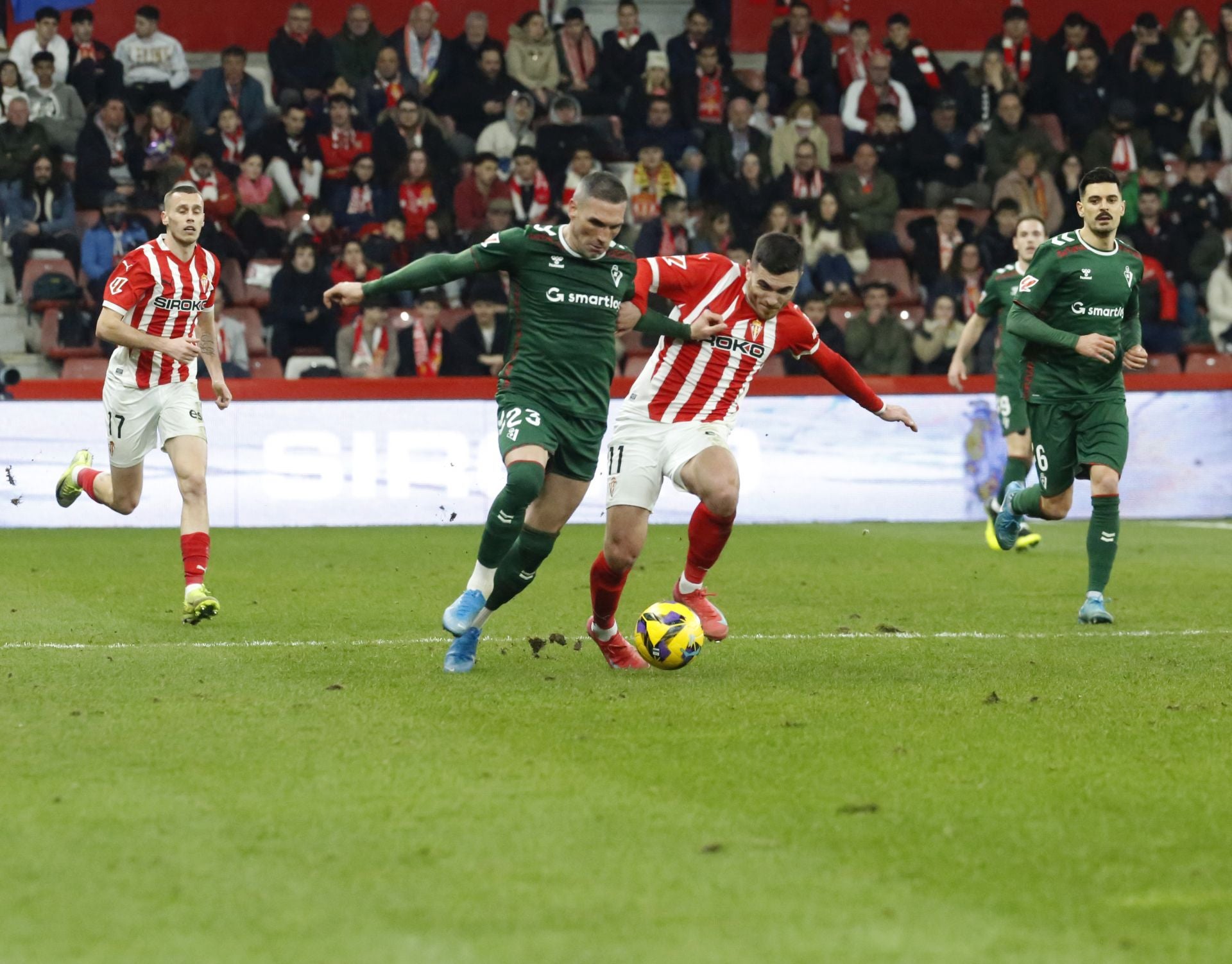 Las mejores jugadas del Sporting 0-0 Eibar, en imágenes