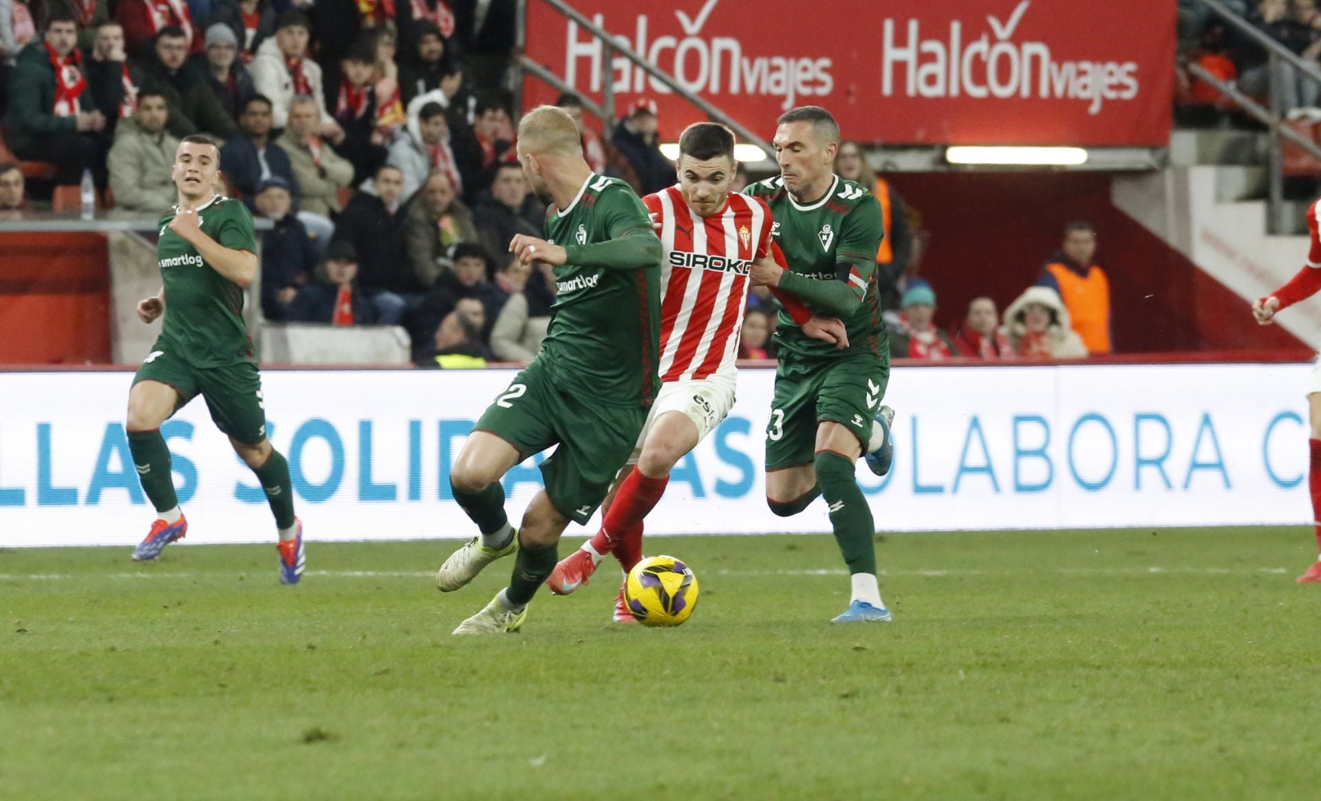 Las mejores jugadas del Sporting 0-0 Eibar, en imágenes