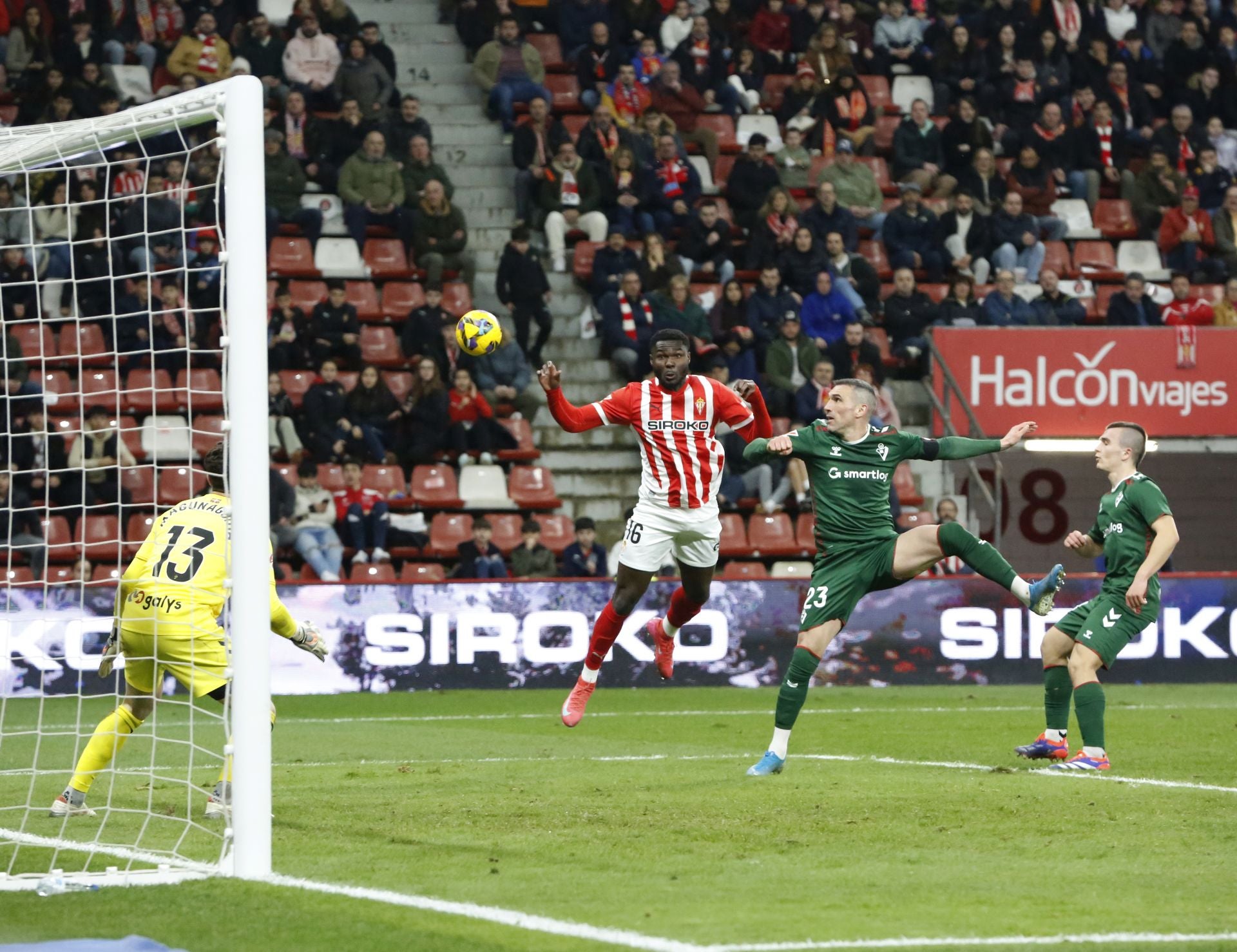 Las mejores jugadas del Sporting 0-0 Eibar, en imágenes