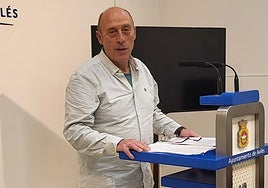 Agustín Medina presentó esta mañana los presupuestos municipales para Servicios Sociales.