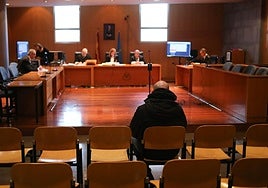 El procesado, ante la Sección Segunda de la Audiencia Provincial de Oviedo.