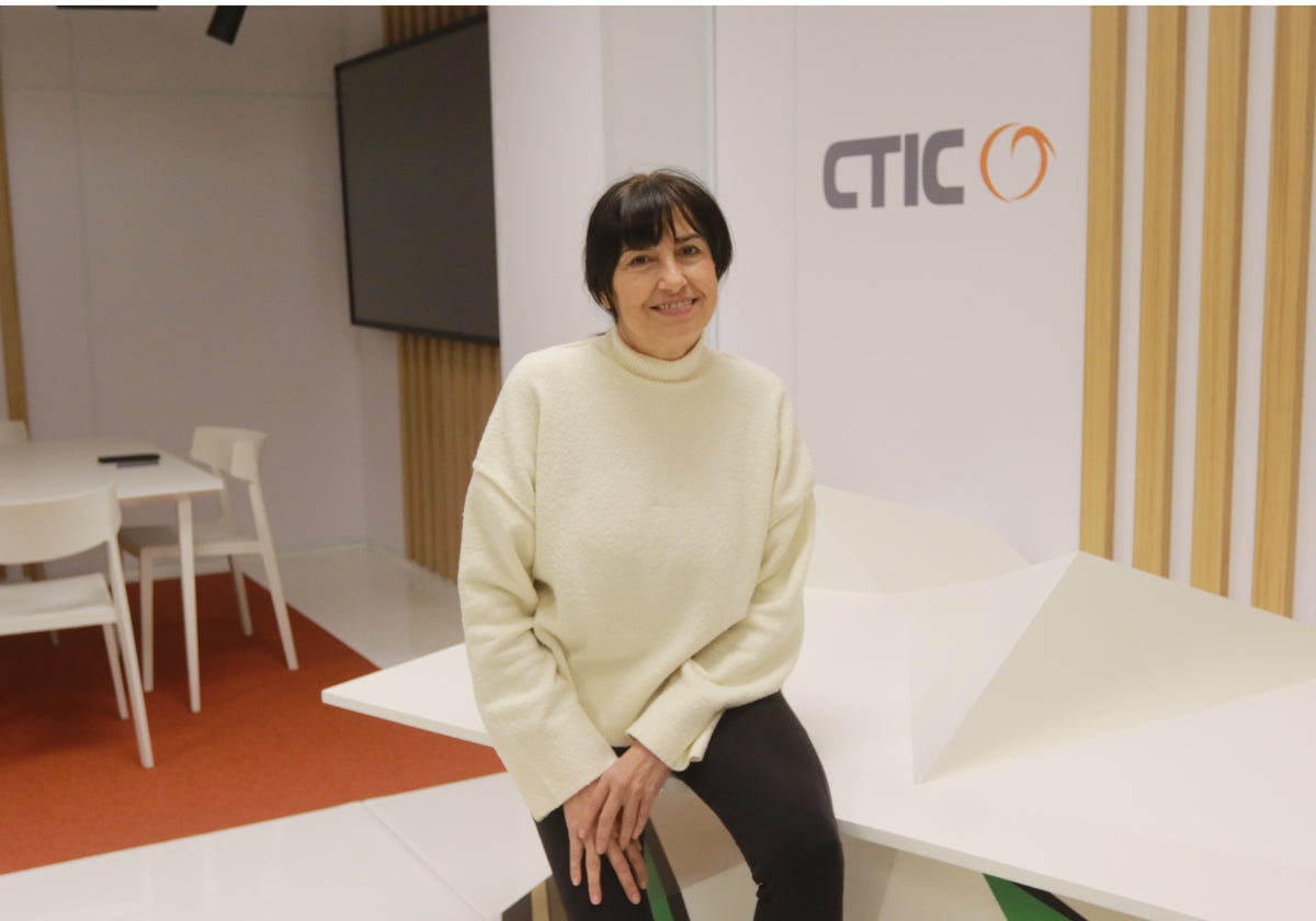 Lidia Parra, en las instalaciones de la Fundación CTIC.