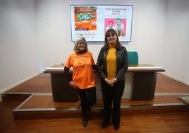 Graciela Etchegoyen y María Velasco, en la presentación.