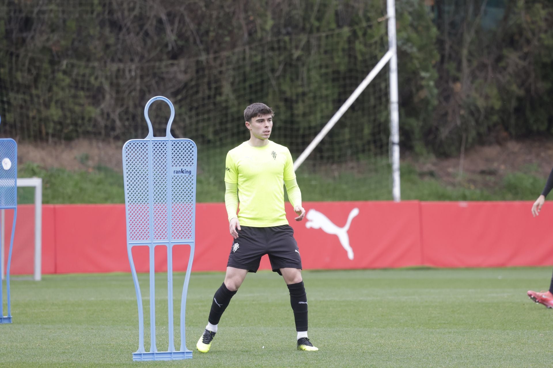 Las imágenes del entrenamiento del Sporting de Gijón