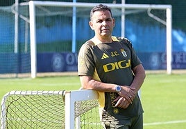 Javi Calleja, entrenador del Real Oviedo.