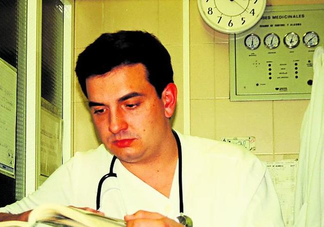 En el hospital.