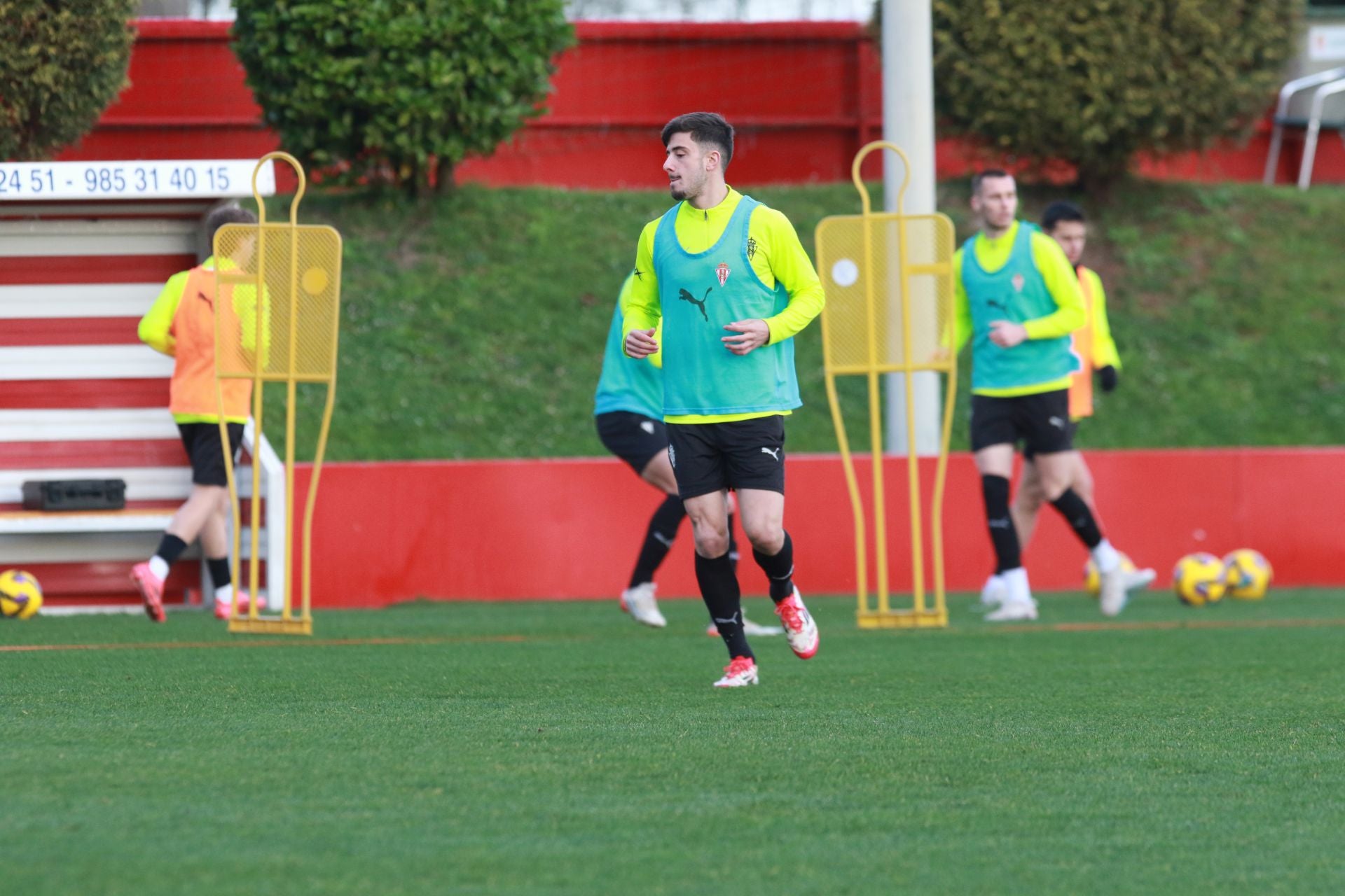 Entrenamiento del Sporting (15/02/2025)