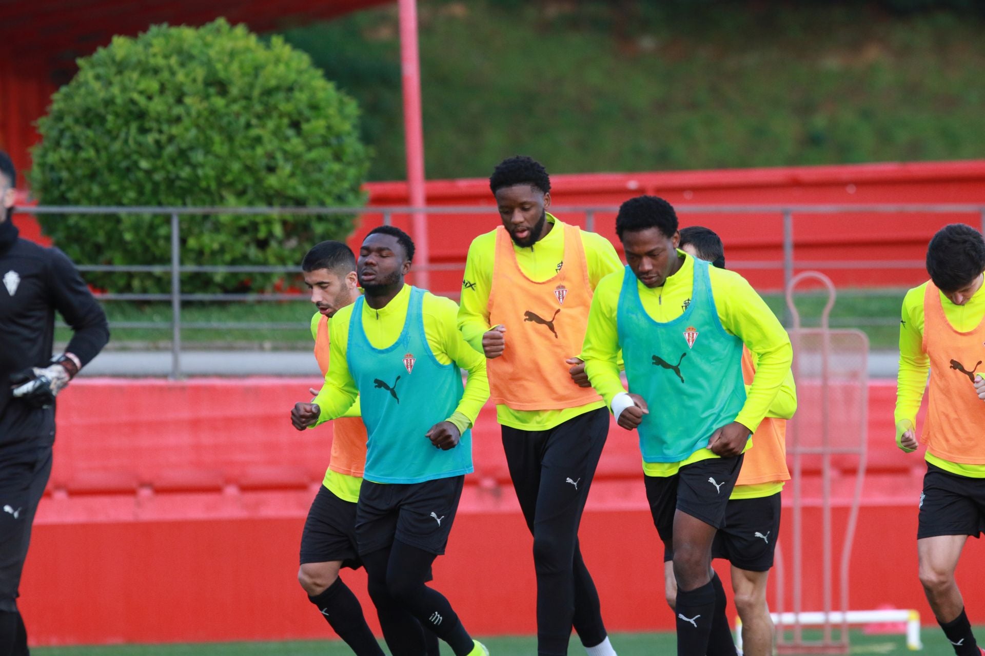 Entrenamiento del Sporting (15/02/2025)