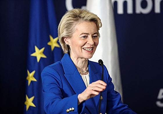 La presidenta de la Comisión Europea, Ursula von der Leyen.