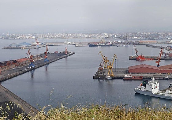 Vista genérica de El Musel.