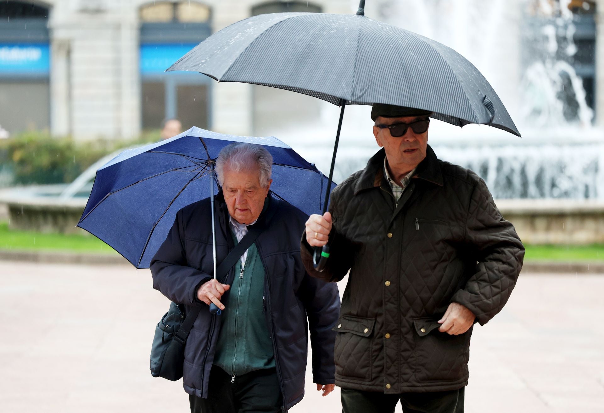 Lluvia y mucho viento en Asturias