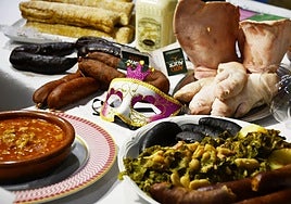 Platos que integran un menú de Antroxu.