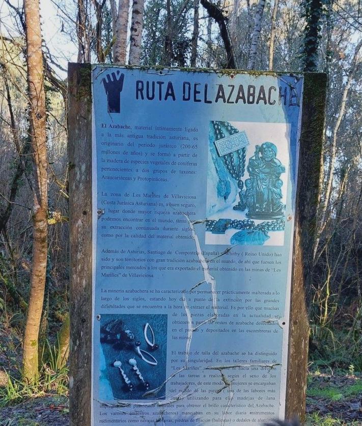 Imagen secundaria 2 - La Ruta del Azabache: un recorrido sencillo en busca de los rastros de un mineral sacro en Asturias