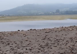 Zona de la ría de Villaviciosa en la que se proyecta la planta de almejas.