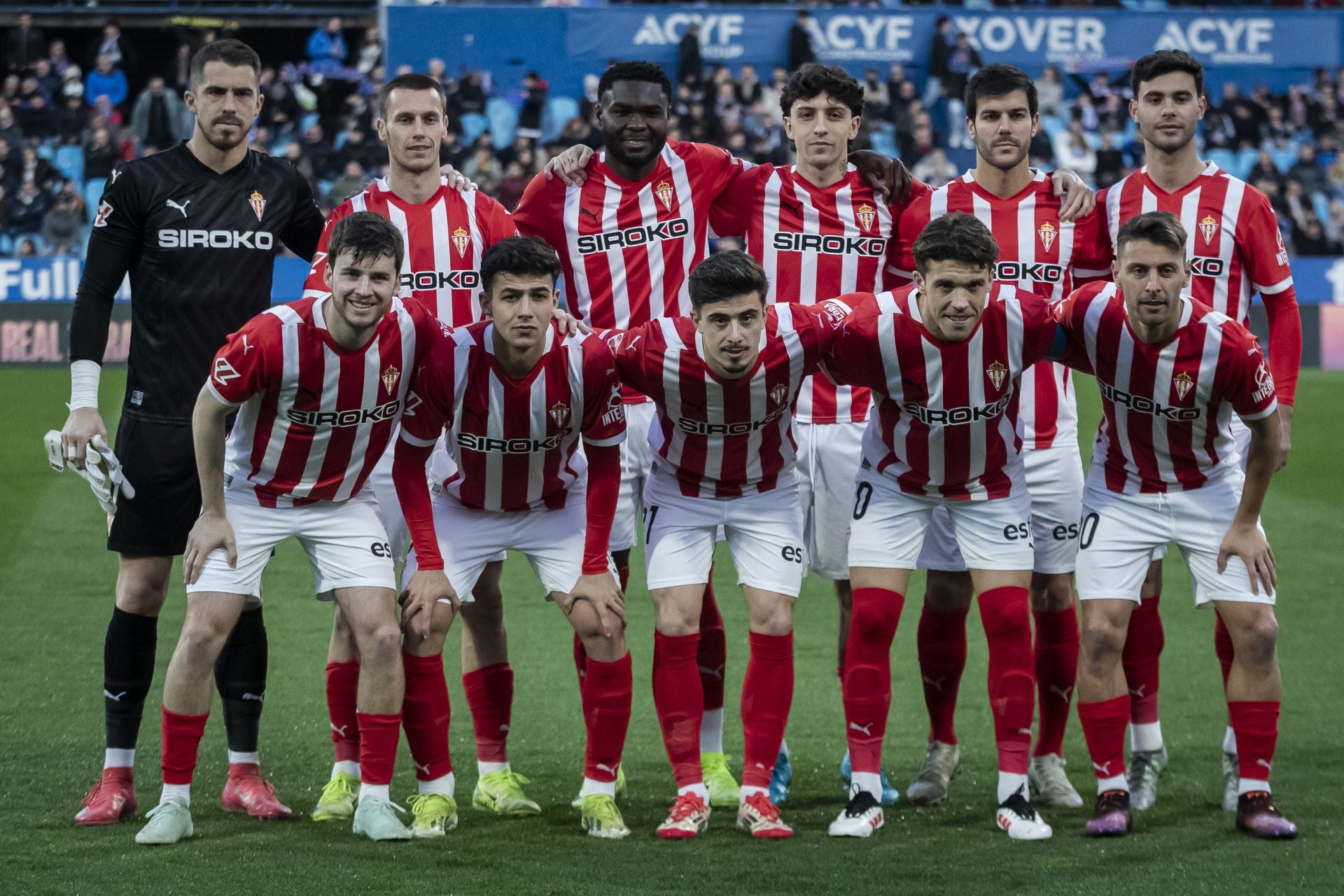 Las mejores imágenes del Zaragoza y Sporting de Gijón