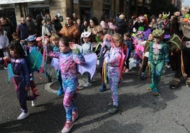 Desfile infantil del Antroxu de Gijón: literatura, historia, fantasía y música de toda una generación