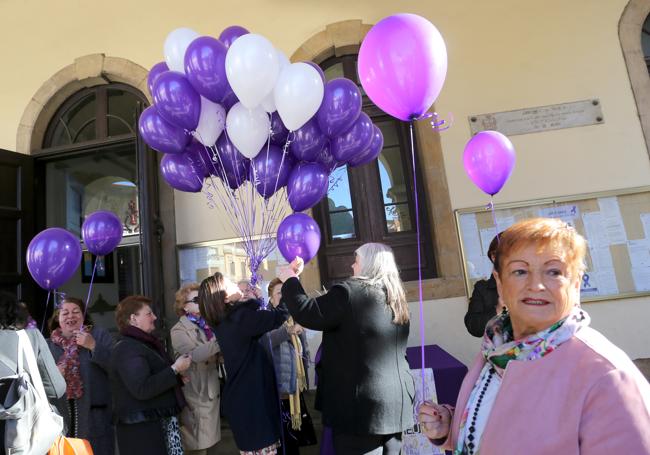 Protesta contra la violencia en Villaviciosa