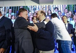 Alfredo Canteli y Agustín Iglesias Caunedo, en una imagen de archivo.