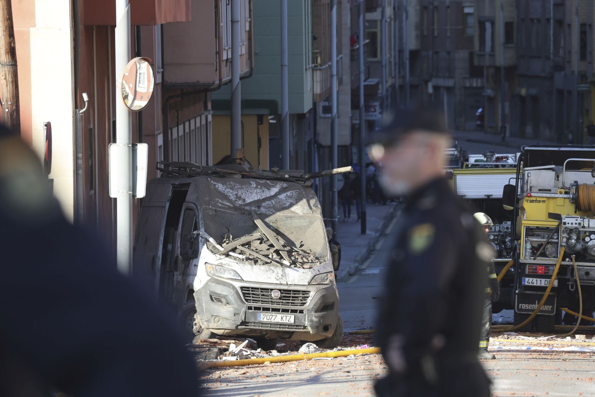 Las imágenes de la explosión de gas en Mieres que ha derrumbado un edificio