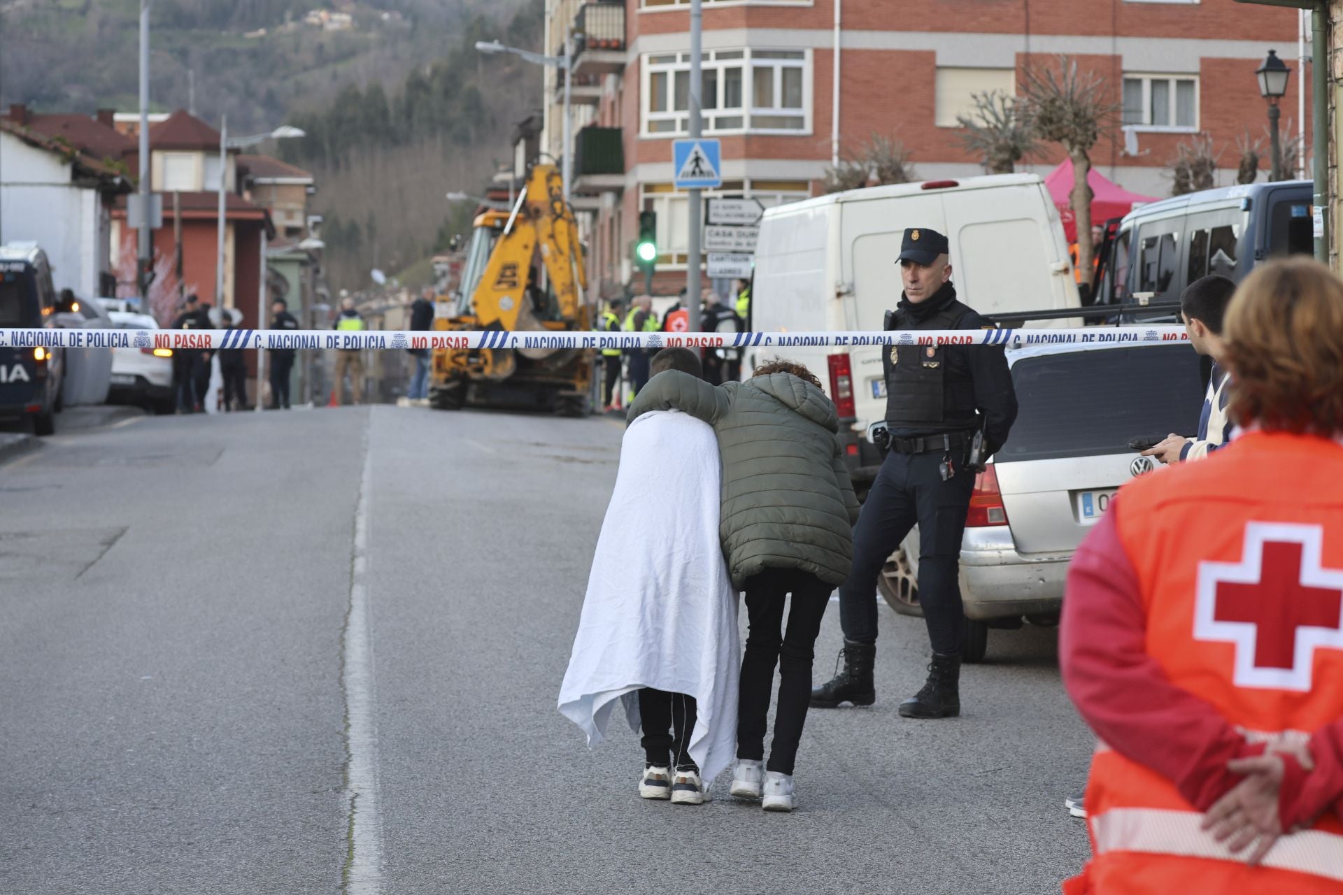 Las imágenes de la explosión de gas en Mieres que ha derrumbado un edificio