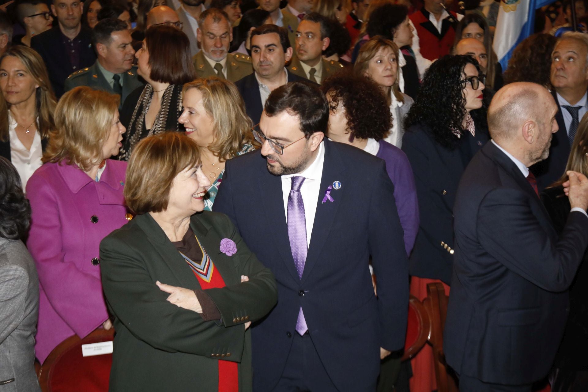 En imágenes: el acto institucional del 8M en Asturias