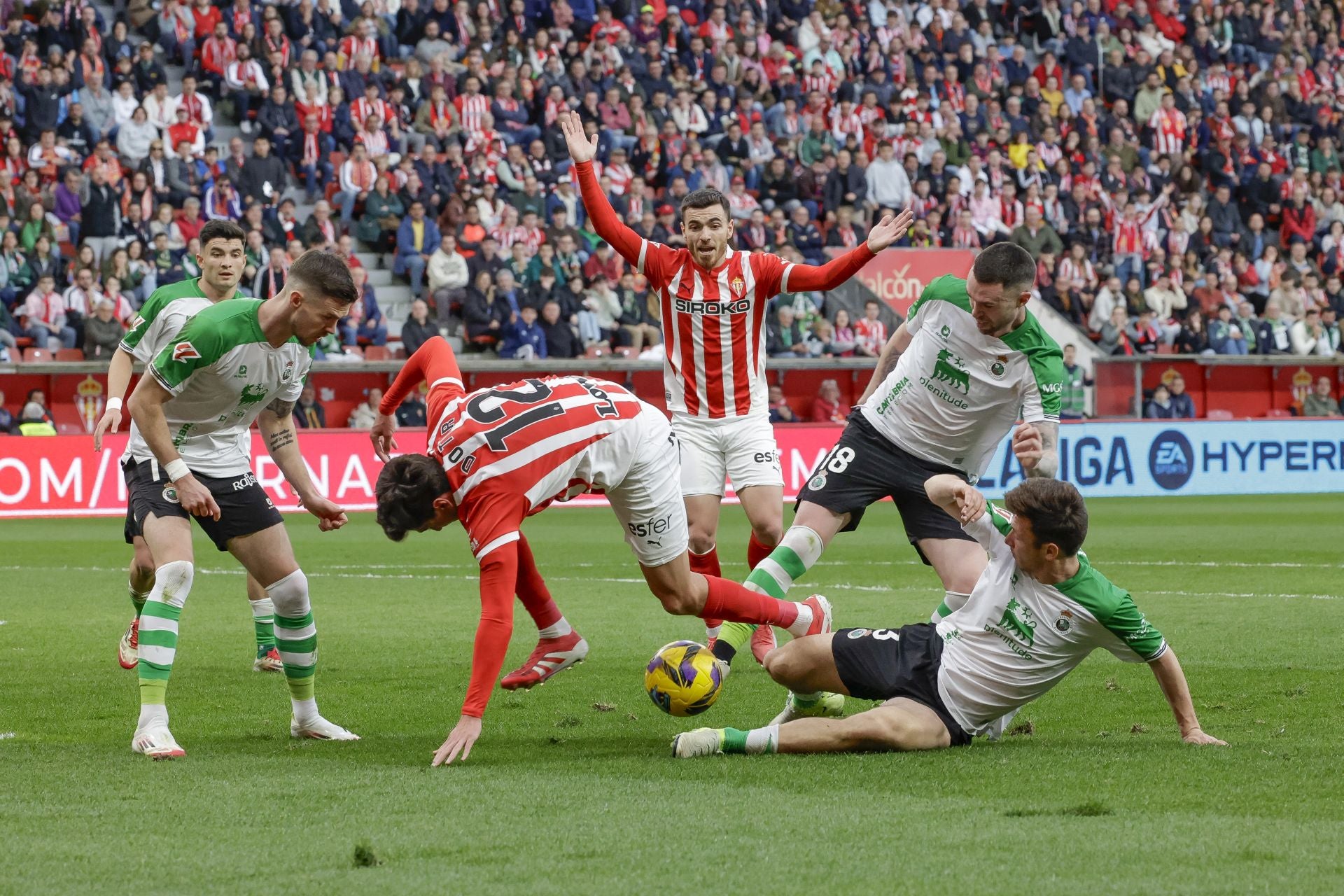 Fotos: Las mejores jugadas del Sporting de Gijón - Racing de Santander