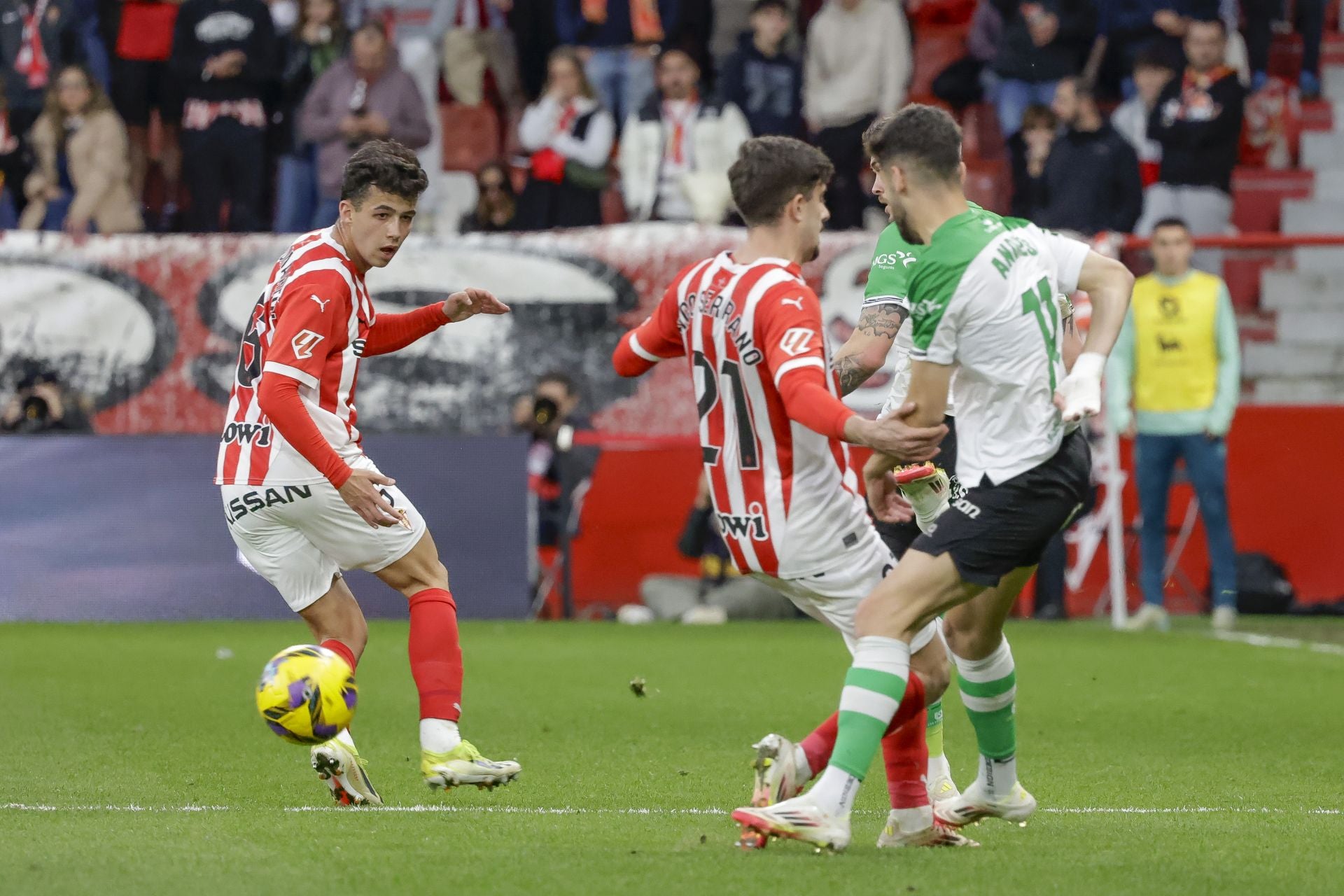 Fotos: Las mejores jugadas del Sporting de Gijón - Racing de Santander