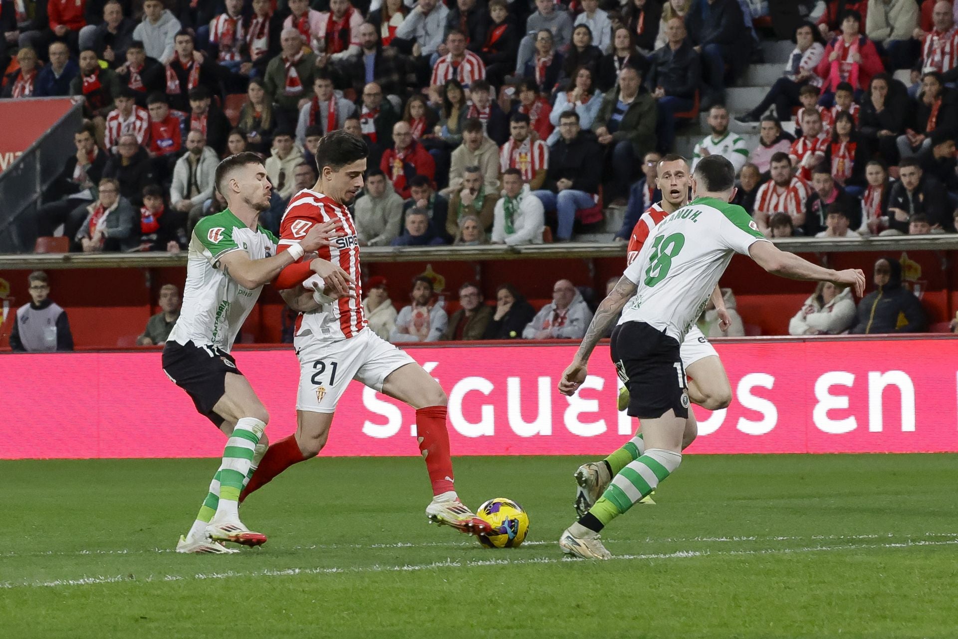 Fotos: Las mejores jugadas del Sporting de Gijón - Racing de Santander