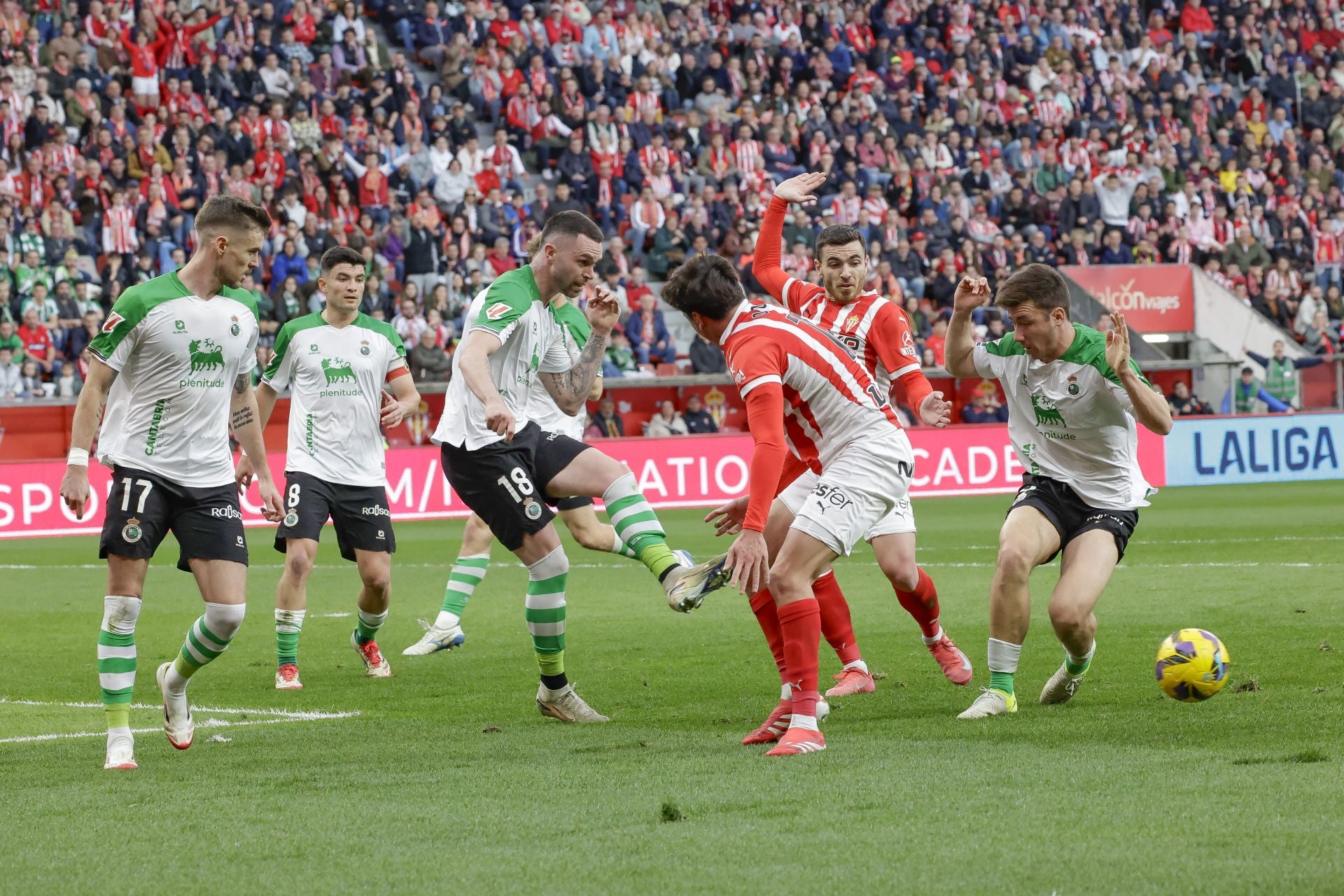 Fotos: Las mejores jugadas del Sporting de Gijón - Racing de Santander
