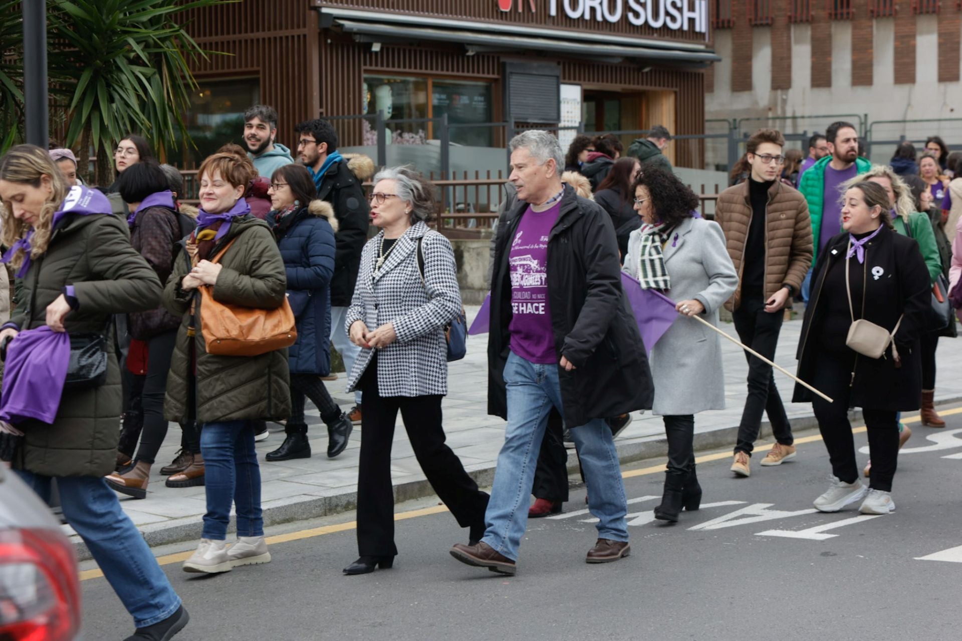 Asturias «respira lucha»: las fotos de la manifestación del 8M en Gijón