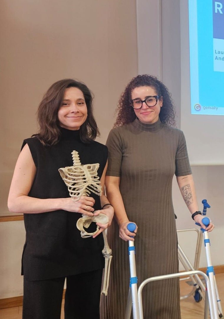 Imagen - Laura Sánchez y Andrea Cantón impartieron un taller en El Coto