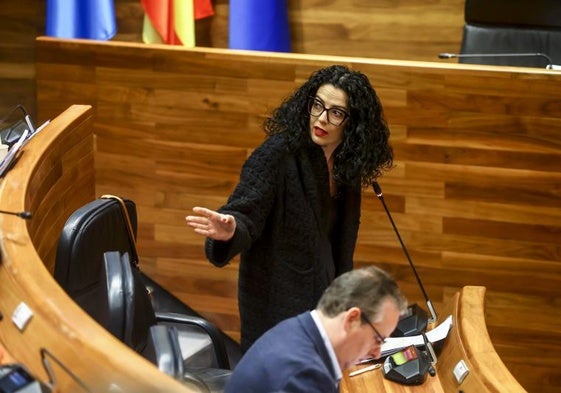 Vanessa Gutiérrez, consejera de Cultura, Política Llingüística y Deporte.