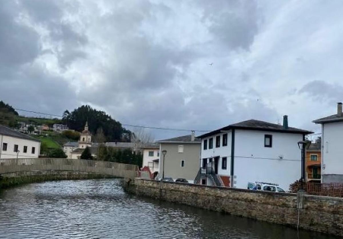 El río Suarón, a su paso por Vegadeo.