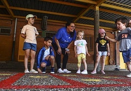 Una actividad en el colegio Lorenzo Novo Mier el pasado verano.