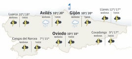 El tiempo en Asturias: esta es la previsión para este viernes, 21 de marzo